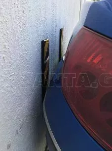 Αυτοκόλλητο Αφρώδες Προστατευτικό Τοίχων Γκαράζ με Κίτρινες και Μαύρες Ανακλαστικές Λωρίδες 