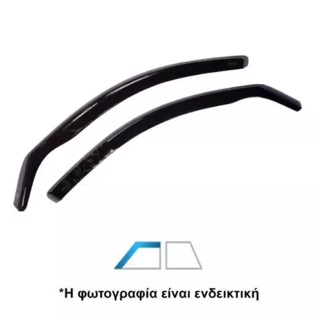 Heko ΑΝΕΜΟΘΡΑΥΣΤΕΣ ΑΥΤΟΚΙΝΗΤΟΥ ΓΙΑ HONDA CR-V 5D 2018> ΖΕΥΓΑΡΙ ΑΠΟ ΕΥΚΑΜΠΤΟ ΦΙΜΕ ΠΛΑΣΤΙΚΟ HEKO - 2 ΤΕΜ. ΑΝΕΜ.17183 
