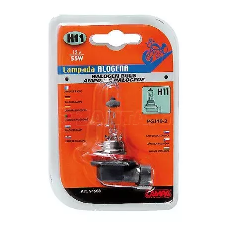 Lampa H11 12V 55W Λάμπα Aλογόνου  PGJ19-2 1τεμαχιο. 9150.8-LM 