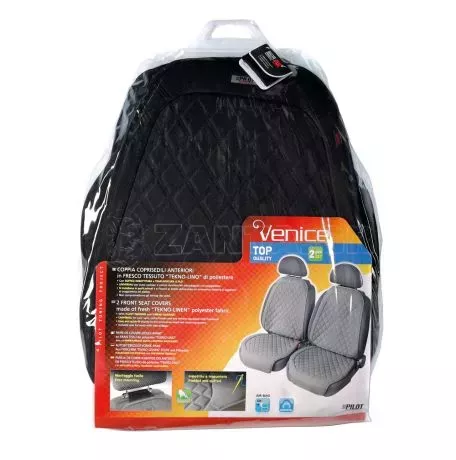Lampa ΠΛΑΤΟΚΑΘΙΣΜΑΤΑ VENICE ΜΕ ΔΙΑΣΤΑΣΕΙΣ ΠΛΑΤΗΣ 50 Χ 65 cm/ΚΑΘΙΣΜΑ 60 cm (ΜΑΥΡΟ ΛΙΝΟ/ΠΟΛΥΕΣΤΕΡ) - 2 ΤΕΜ. L5417.4 