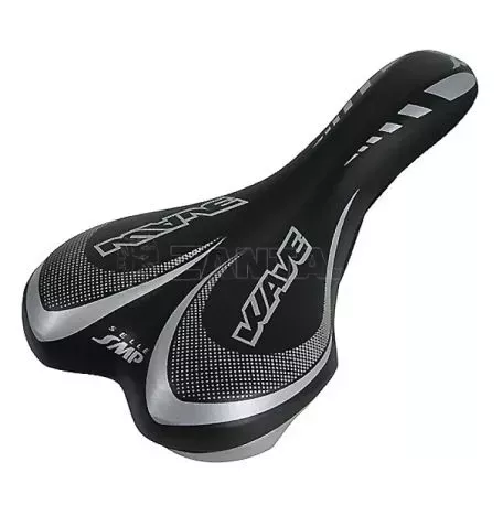 Lampa Σέλα ποδηλάτου (270x140mm /370gr) μαύρη Wave Saddle 9234.2-LB 