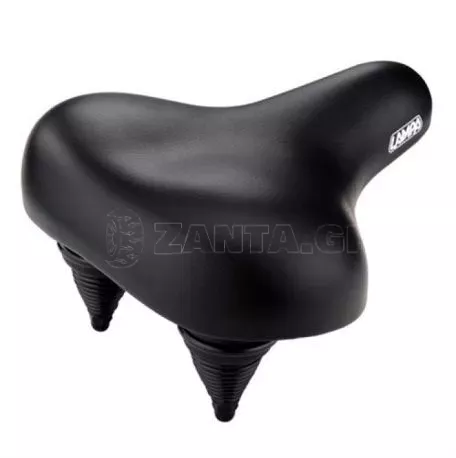 Lampa Σέλα ποδηλάτου με διπλά ελατήρια (260x225mm /1015gr) μαύρη Relax City S-4 Selle/Saddles Specialist 9237.3-LB 