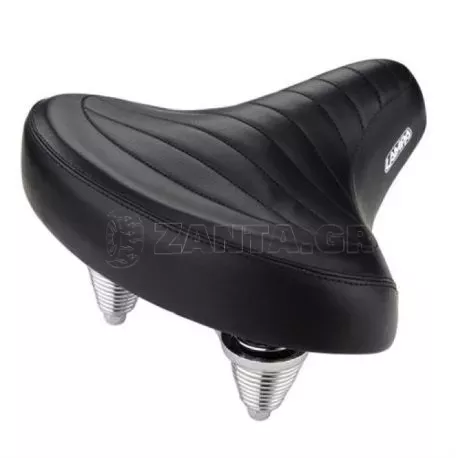 Lampa Σέλα ποδηλάτου με διπλά ελατήρια (260x255mm/985gr) μαύρη Relax City S-13 Selle/Saddles Specialist 9238.4-LB 