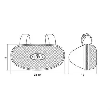 Lampa  ΤΣΑΝΤΑΚΙ ΠΟΔΗΛΑΤΟΥ ΜΕ ΗΧΕΙΟ Lampa LB94570 9457.0-LB 