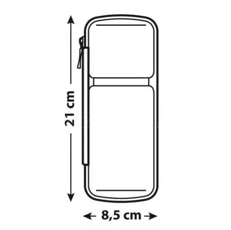Lampa ΘΗΚΗ ΠΟΔΗΛΑΤΟΥ ΓΙΑ ΠΟΤΗΡΟΘΗΚΗ SMART CASE ΑΔΙΑΒΡΟΧΗ 8,5x21x7cm 9457.1-LB 