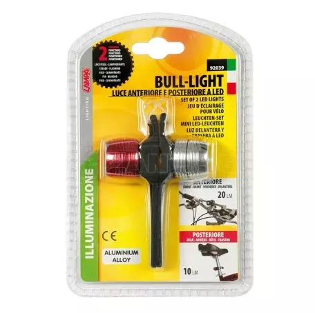 Lampa ΦΩΤΑΚΙΑ ΠΟΔΗΛΑΤΟΥ ΣΕΤ 2ΤΕΜ ΛΕΥΚΟ ΚΑΙ ΚΟΚΚΙΝΟ 2 ΛΕΙΤΟΥΡΓΙΕΣ 9203.9-LB 