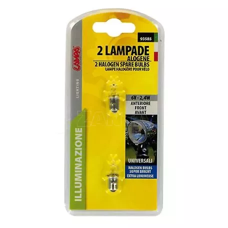 Lampa Σετ Λαμπάκια Ποδηλάτου Αλογόνου 6V - 2,4W 9358.5-LB 