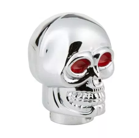 Simoni Racing ΠΟΜΟΛΟ ΤΑΧΥΤΗΤΩΝ SKELETOR ΝΕΚΡΟΚΕΦΑΛΗ 62 Χ 43 mm / Φ 53 mm (ΧΡΩΜΙΟ)  SRSKE/X 