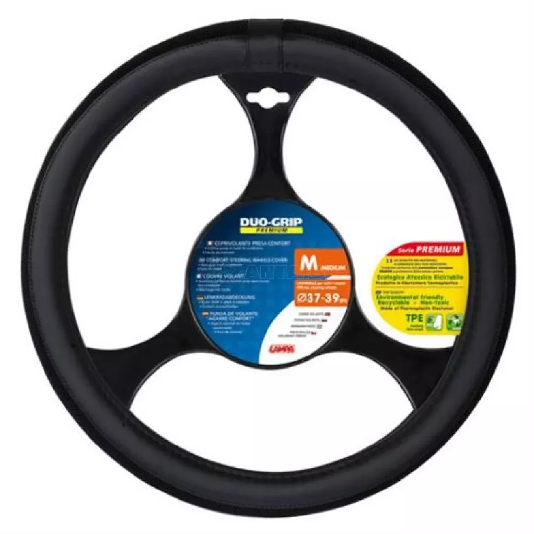 Lampa ΚΑΛΥΜΜΑ ΤΙΜΟΝΙΟΥ 37 / 39 cm DUO-GRIP ΜΑΥΡΟ ΧΡΩΜΑ ΜΕ ΥΦΑΣΜΑΤΙΝΗ ΠΛΕΞΗ ΑΟΣΜΟ ΟΙΚΟΛΟΓΙΚΟ/ ΜΗ ΤΟΞΙΚΟ/ ΑΝΑΚΥΚΛΩΣΙΜΟ ΥΛΙΚΟ L3314.1
