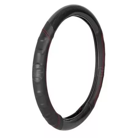 Lampa ΚΑΛΥΜΜΑ ΤΙΜΟΝΙΟΥ BULLET 35/37cm (S) - ΜΑΥΡΟ/ΚΟΚΚΙΝΟ - CARBON - ΔΕΡΜΑΤΙΝΗ L3297.4