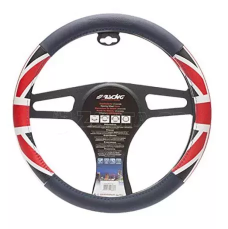 Simoni Racing ΚΑΛΥΜΜΑ ΤΙΜΟΝΙΟΥ UK FLAG (ΣΗΜΑΙΑ ΑΓΓΛΙΑΣ) ΜΠΛΕ/ΚΟΚΚΙΝΟ 37>39cm SRCVT/53 