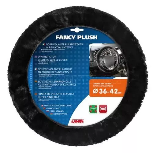 Lampa ΚΑΛΥΜΜΑ ΤΙΜΟΝΙΟΥ FANCY PLUSH 36>42 ΜΑΥΡΟ ΓΟΥΝΙΝΟ /ΧΝΟΥΔΩΤΟ L3296.2