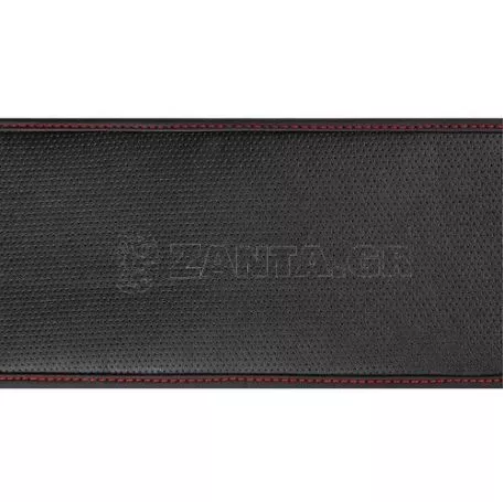 Lampa ΚΑΛΥΜΜΑ ΤΙΜΟΝΙΟΥ SKIN-COVER 38/40cm (M) ΜΑΥΡΟ ΜΕ ΚΟΚΚΙΝΗ ΡΑΦΗ ΕΛΑΣΤΙΚΟ 2mm ΠΑΧΟΣ L3296.8 