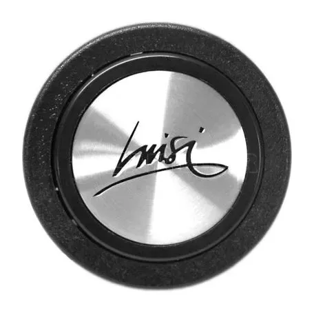 Luisi ΜΠΟΥΤΟΝ ΚΟΡΝΑΣ ΤΙΜΟΝΙΟΥ 2 ΕΠΑΦΩΝ ARGENTO LUISI 61,5 mm (ΧΡΩΜΙΟ/ΜΑΥΡΟ) ZY166/LU 