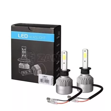 M-tech H1 LED SET C6 9>32V 6.500K 10.000lm 4 X 10W ΛΑΜΠΑ ΜΕ COB EPISTAR 1021 LED ΚΑΙ ΑΝΕΜΙΣΤΗΡΑΚΙ M-TECH - 2 ΤΕΜ. LSC1/MT 