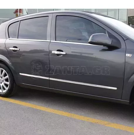 S-DIZAYN ΠΡΟΣΤΑΤΕΥΤΙΚΗ ΦΑΣΑ ΠΟΡΤΑΣ ΠΛΑΣΤΙΚΟ ΧΡΩΜΙΟ ΓΙΑ OPEL ASTRA H 4/5D/SW 04+ 8ΤΕΜ. 6803400/SD 