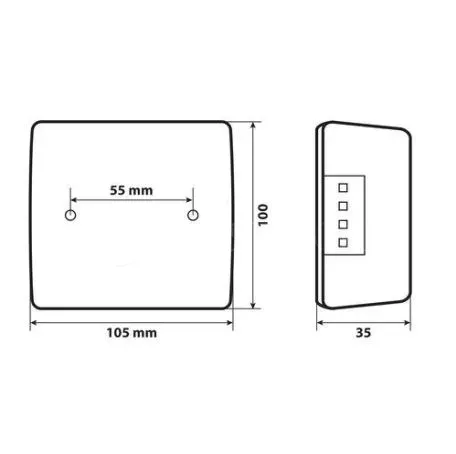 ΔΕΞΙ ΠΙΣΩ ΦΑΝΑΡΙ 12/24V C-LED LOOK ΓΙΑ ΤΡΕΙΛΕΡ (25 LED) - 1ΤΕΜ. 