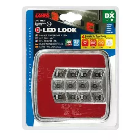 ΔΕΞΙ ΠΙΣΩ ΦΑΝΑΡΙ 12/24V C-LED LOOK ΓΙΑ ΤΡΕΙΛΕΡ (25 LED) - 1ΤΕΜ. 