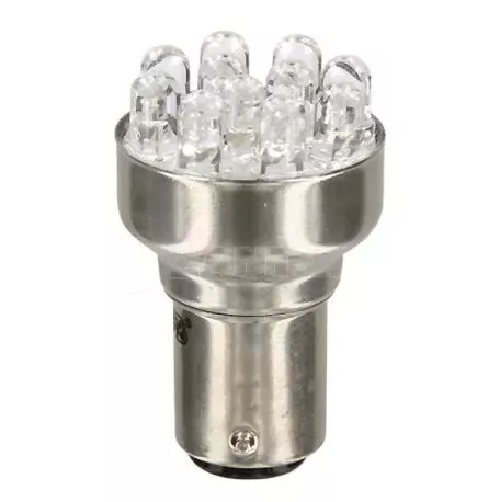 Lampa P21/5W 12V BAY15d 11LED ΔΙΠΟΛΙΚΟ ΚΟΚΚΙΝΟ (STOP) MULTI-LED BLISTER 1ΤΕΜ. 5837.6-LM 