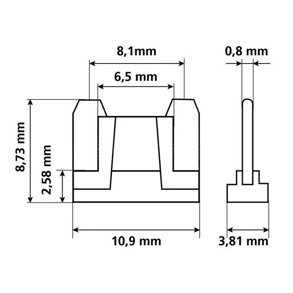 Lampa Ασφάλειες σε Καρτέλα 10τεμ. FUS-6 L7008.4