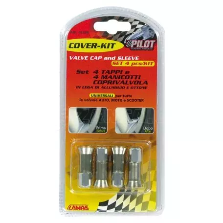 Lampa Καπάκια Βαλβίδων Χρωμίου 4 ΤΕΜ. L0250.6 