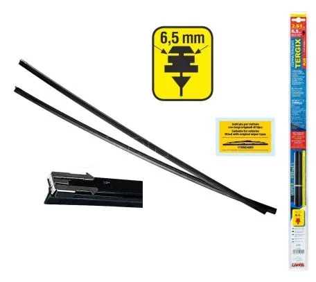 Lampa Λάστιχα Υαλοκαθαριστήρων TERGIX (Με ράχη) 2 ΤΕΜΑΧΙΑ L1900.0 