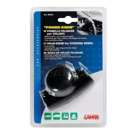 Lampa ΤΕΜΠΕΛΗΣ ΤΙΜΟΝΙΟΥ PALM-KNOB ΜΑΥΡΟ 26>35 mm L0014.2 