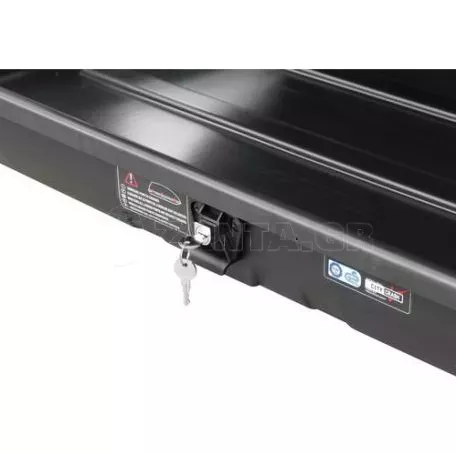 Nordrive ΜΠΑΓΚΑΖΙΕΡΑ ΟΡΟΦΗΣ NORDRIVE BOX 280 LT ΜΑΥΡΟ ΧΡΩΜΑ ΜΕ ΑΝΑΓΛΥΦΗ ΥΦΗ - 1 ΤΕΜ. N60110 