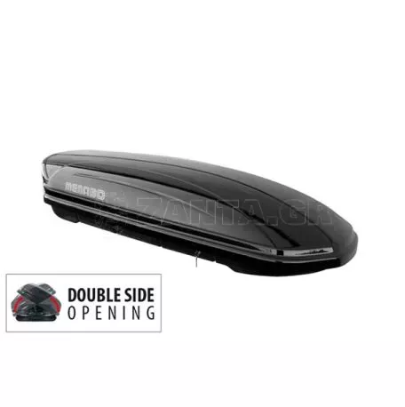 MENABO ΜΠΑΓΚΑΖΙΕΡΑ ΟΡΟΦΗΣ MANIA 460 DUO BLACK (ΜΑΥΡΗ/ΓΥΑΛΙΣΤΕΡΗ) MENABO 3540/MB 