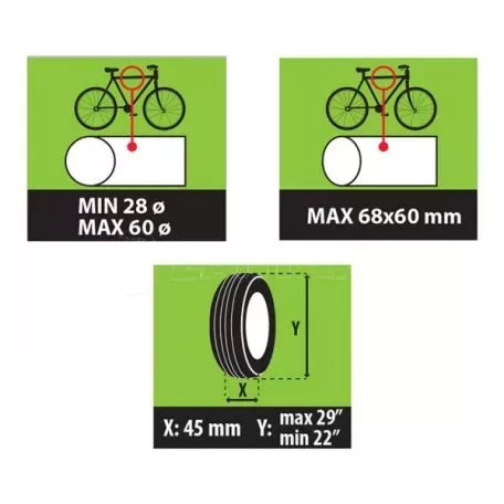 MENABO ΒΑΣΗ ΠΟΔΗΛΑΤΟΥ ΟΡΟΦΗΣ HUGGY LOCK ΓΙΑ 1 ΠΟΔΗΛΑΤΟ MENABO 3630/MB 