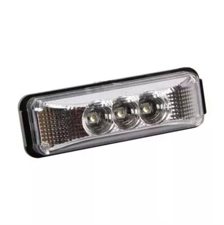 Lampa Φως Φορτηγού 24V 3LED Λευκό 103x35mm L9887.4 