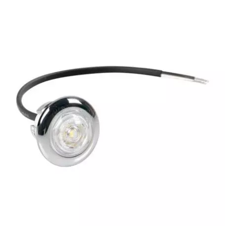 Lampa ΦΩΣ ΟΓΚΟΥ 12/24V LED ΛΕΥΚΟ ΣΤΡΟΓΓΥΛΟ 19,5mm 1ΤΕΜ. L4148.2 
