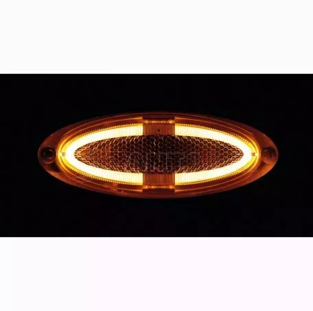 Lampa ΦΩΣ ΟΓΚΟΥ 4LED ΠΟΡΤΟΚΑΛΙ SMD 12/24V 124mm 1ΤΕΜ. L9701.3 