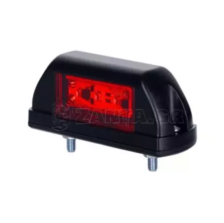 M-tech ΦΩΣ ΟΓΚΟΥ LD703 12/24V 6LED HORPOL ΚΟΚΚΙΝΟ/ ΛΕΥΚΟ (ΔΙΠΛΗΣ ΟΨΗΣ) 8,3 x 3,5 cm -1ΤΕΜ. WMLHOR703/MT 