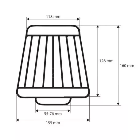 AMIO ΦΙΛΤΡΟΧΟΑΝΗ ΕΛΕΥΘΕΡΑΣ AF-CARBON 160 Χ 155 Χ 118 (CARBON/3 ΑΝΤΑΠΤΟΡΕΣ) AMiO - 1 ΤΕΜ. 01713/AM 
