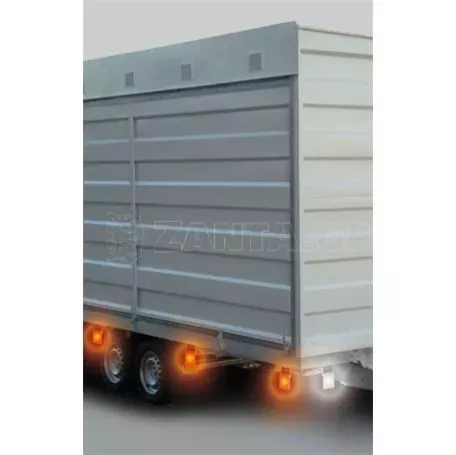 Lampa ΠΛΑΙΝΟ ΦΩΣ 110x45mm 12/24V ΠΟΡΤΟΚΑΛΙ L4151.9 
