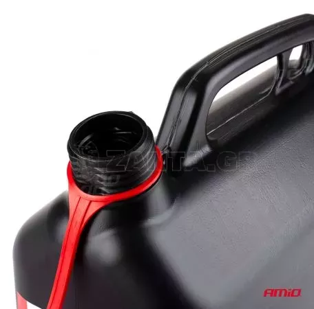 AMIO ΜΠΕΤΟΝΙ ΠΛΑΣΤΙΚΟ 5L ΜΑΥΡΟ ΜΕ ΚΟΚΚΙΝΟ ΣΤΟΜΙΟ 02887/AM 