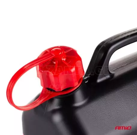 AMIO ΜΠΕΤΟΝΙ ΠΛΑΣΤΙΚΟ 5L ΜΑΥΡΟ ΜΕ ΚΟΚΚΙΝΟ ΣΤΟΜΙΟ 02887/AM 