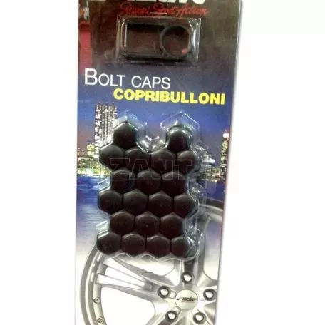 Simoni Racing ΚΑΠΑΚΙΑ ΜΠΟΥΛΟΝΙΩΝ ΖΑΝΤΩΝ ΜΑΥΡΑ 17mm 20 ΤΕΜΑΧΙΑ SRCBN/17 