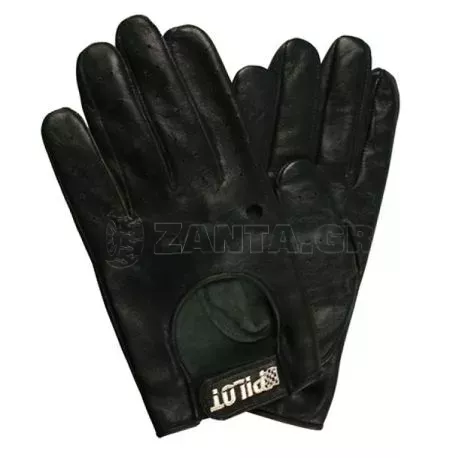 Lampa ΓΑΝΤΙΑ ΔΕΡΜΑΤΙΝΑ ΜΑΥΡΑ MEDIUM PILOT 3 - 2 ΤΕΜΑΧΙΑ L7142.4 