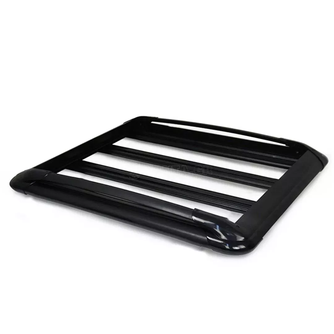 Omtec ΣΧΑΡΑ ΟΡΟΦΗΣ ΑΛΟΥΜΙΝΙΟΥ 200CMx125CM ΜΑΥΡΗ 96OMSPT125200B/OM