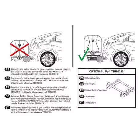 ENGANCHES ARAGON ΜΠΑΓΚΑΖΙΕΡΑ ΚΟΤΣΑΔΟΡΟΥ 390 LT TOWBOX V2 (ΜΑΥΡΟ) TB.T2X000N 