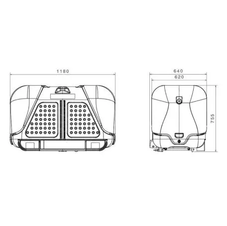 ENGANCHES ARAGON ΜΠΑΓΚΑΖΙΕΡΑ ΚΟΤΣΑΔΟΡΟΥ 390 LT TOWBOX V2 (ΜΑΥΡΟ) TB.T2X000N 