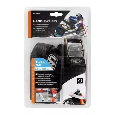 Lampa ΙΜΑΝΤΑΣ ΔΕΣΙΜΑΤΟΣ ΜΟΤΟΣΥΚΛΕΤΑΣ HANDLE-CUFFS TIE-DOWN STRAP 3,8x360cm 9060.3-LM 