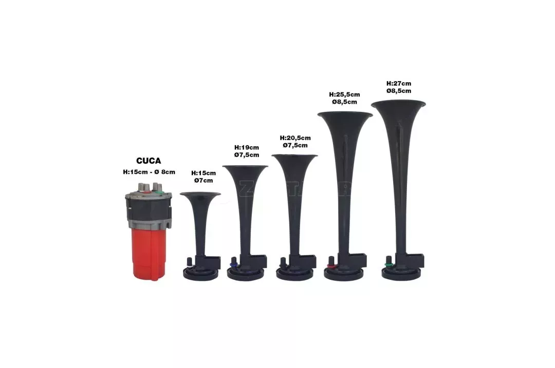 Simoni Racing ΚΟΡΝΑ ΠΕΝΤΑΦΩΝΙΑ CUCARACHA ΗΛΕΚΤΡΟΠΝΕΥΜΑΤΙΚΗ 12V SRCUCA