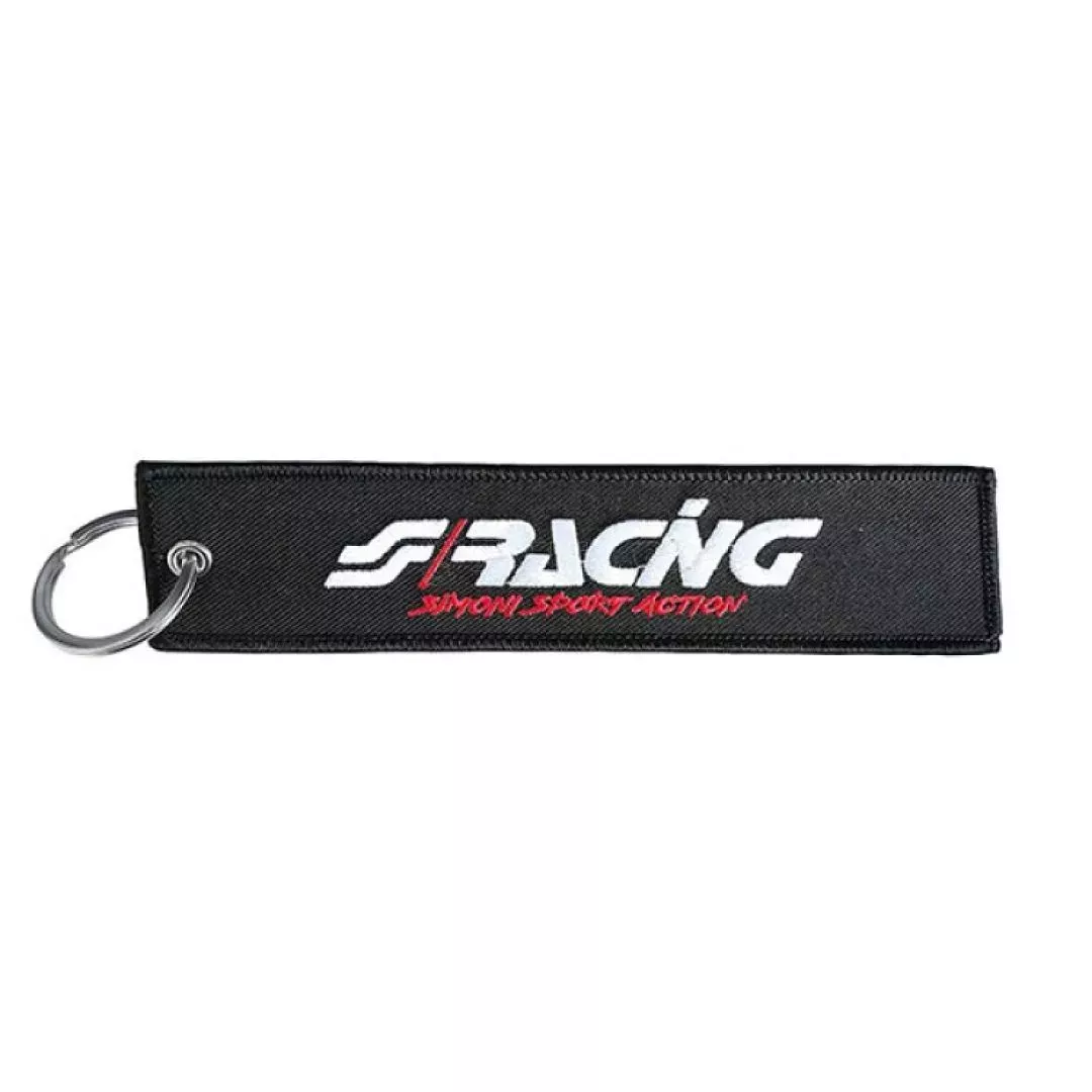 Simoni Racing ΜΠΡΕΛΟΚ ΚΛΕΙΔΙΩΝ REMOVE BEFORE DRIVE ΜΑΥΡΟ ΥΦΑΣΜΑ SRSRK9