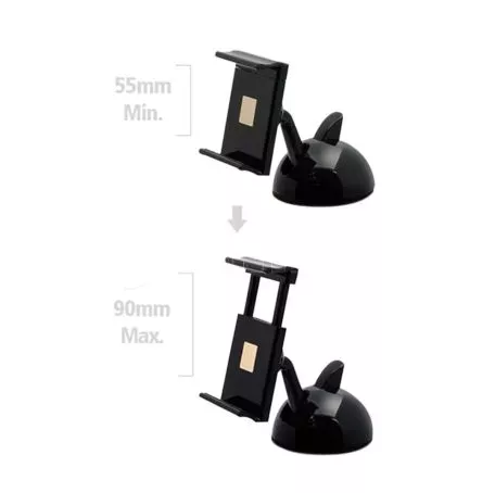 XENOMIX  ΒΑΣΗ ΣΤΗΡΙΞΗΣ XENOMIX S5 ΚΙΝΗΤΟΥ/GPS (6-9,5 CM) ΓΙΑ ΤΑΜΠΛΟ/ΤΖΑΜΙ ΠΑΡΜΠΡΙΖ (ΜΑΥΡΟ) SHG-S4000/XNM 