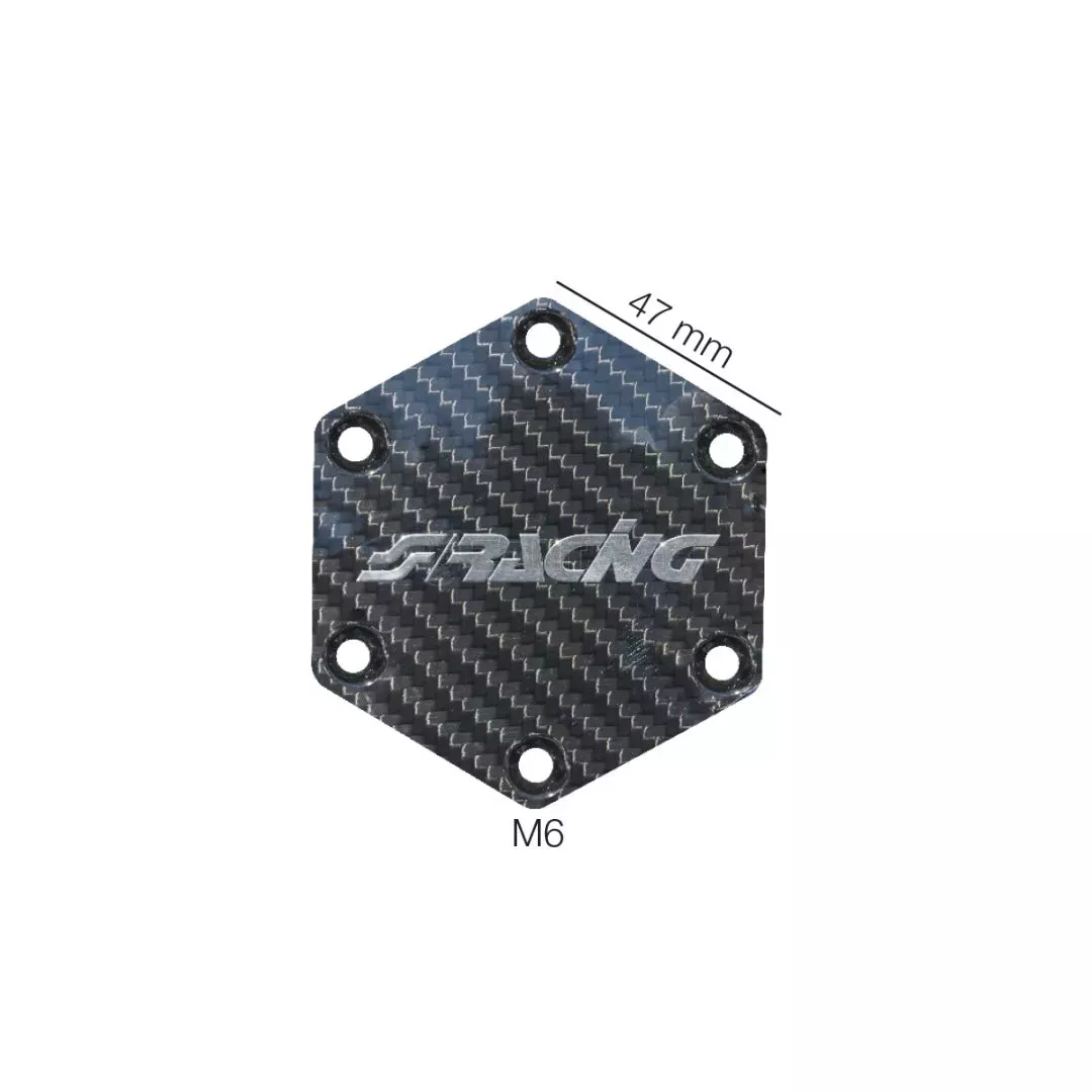 Simoni Racing ΚΑΠΑΚΙ ΚΑΤΑΡΓΗΣΗΣ ΚΟΡΝΑΣ REAL CARBON ΓΙΑ ΤΙΜΟΝΙΑ 6ΤΡΥΠΑ ΑΓΩΝΙΣΤΙΚΟΥ ΤΥΠΟΥ SRHBD4
