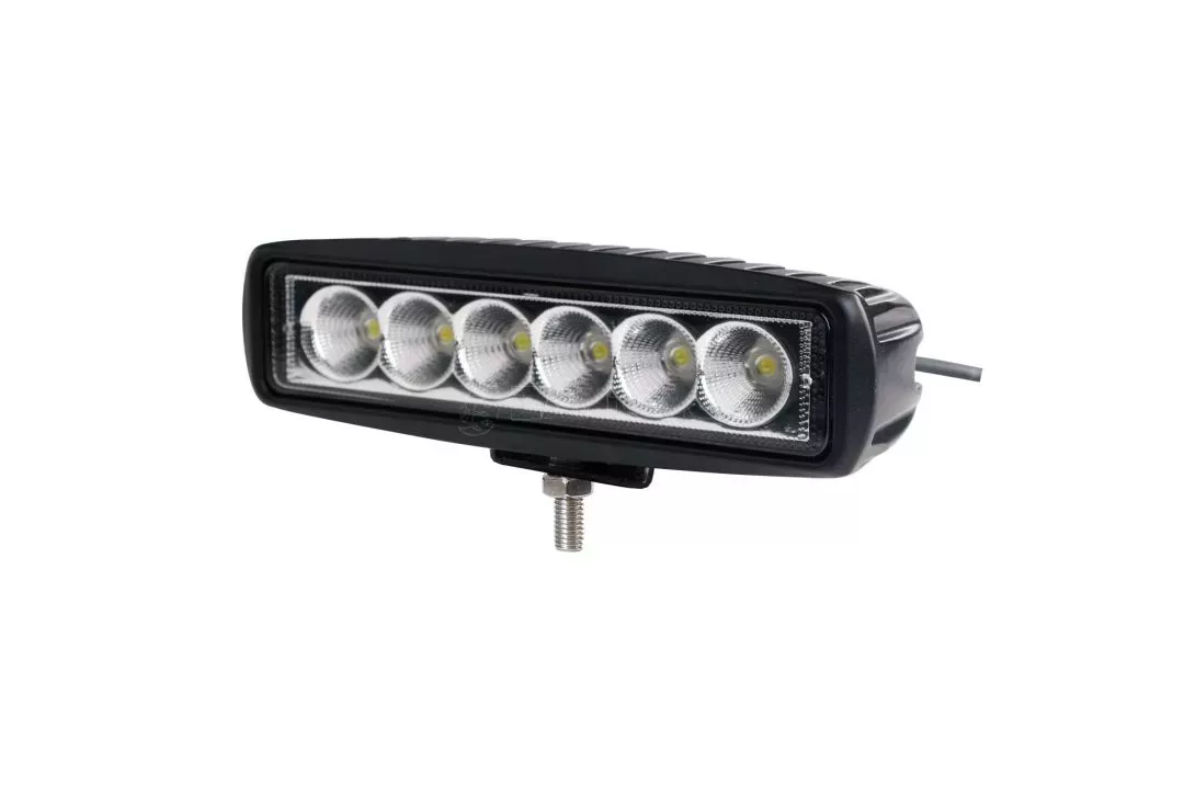 M-tech ΠΡΟΒΟΛΕΑΣ ΕΡΓΑΣΙΑΣ WORKING LAMPS FLOOD BEAM OSRAM LED 10-32V 18W SLIM ΟΒΑΛ ΠΛΑΚΕ 1000lm (155 x 45 x 54,1 mm) M-TECH -1 TEM. WLO18/MT