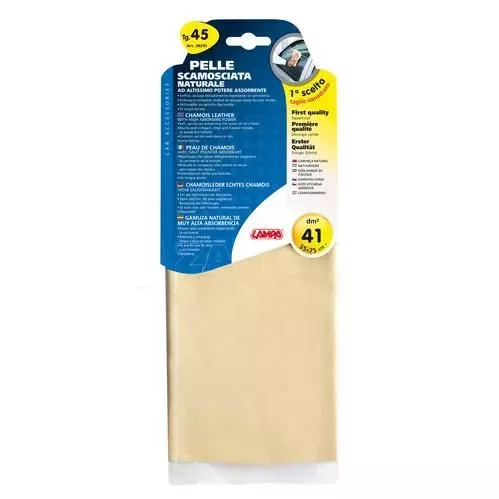 Lampa ΓΝΗΣΙΟ ΔΕΡΜΑ ΣΑΜΟΥΑ (CHAMOIS) ΑΠΟ ΦΥΣΙΚΟ 100% ΔΕΡΜΑ ΠΡΟΒΑΤΟΥ 55x75cm (ΠΕΤΣΙ) 3829.5-LB-LM